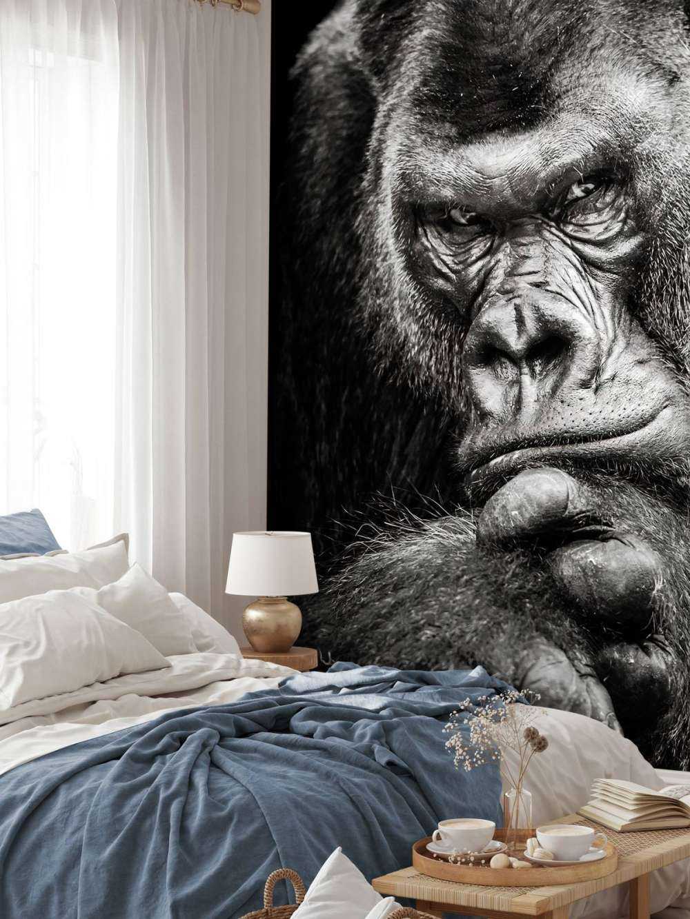 Gros plan d'un gorille