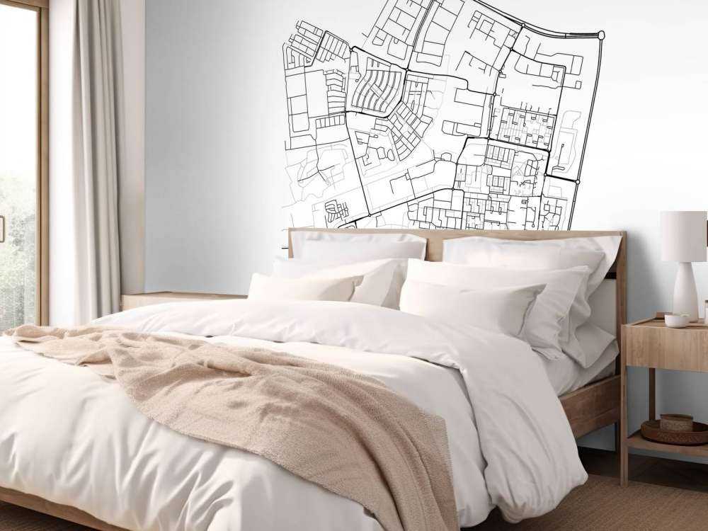 Carte de Dronten, blanc