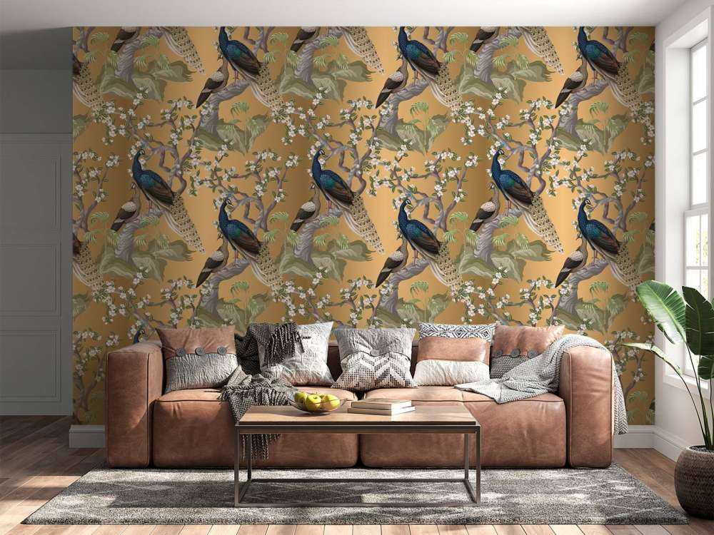 Chuchotements de Paon dans l'Oasis