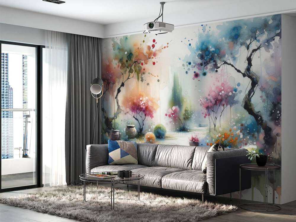 Dreamlike Garden Pathway Scene