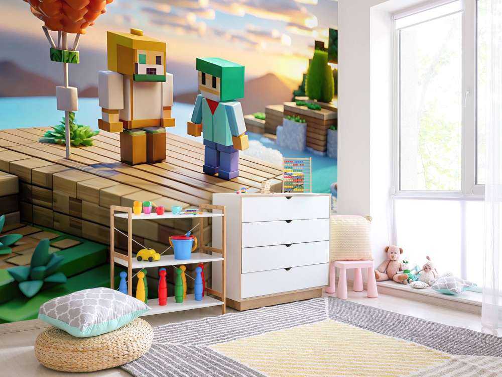 Ballon à air chaud dans la vallée des pixels