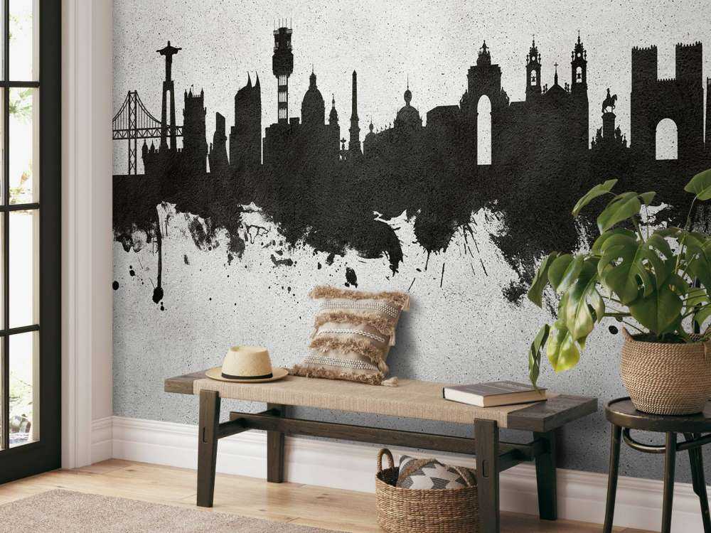 Aquarelle skyline, Lisbonne