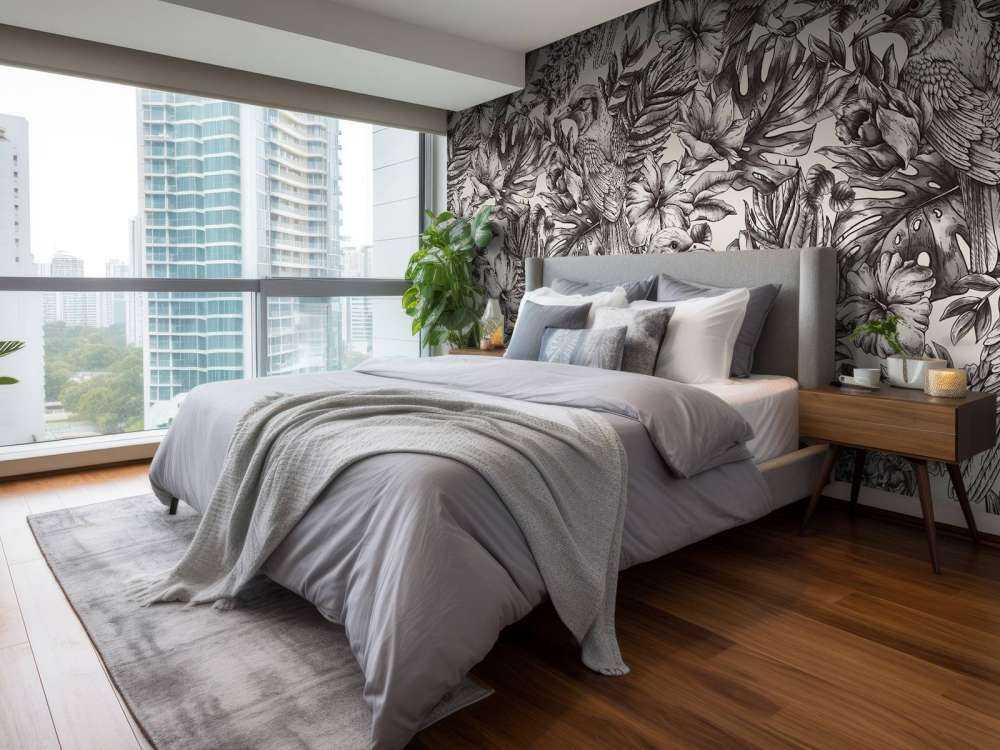 Symphonie d'oiseaux floraux