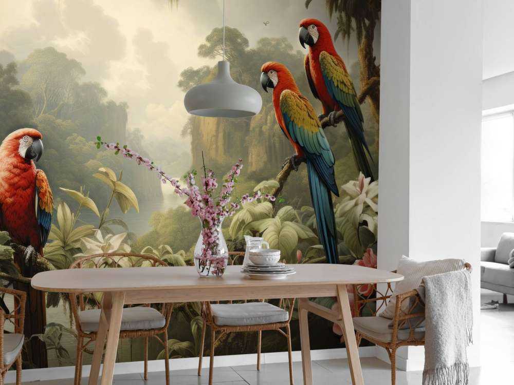 Aventure de l'ara en Amazonie