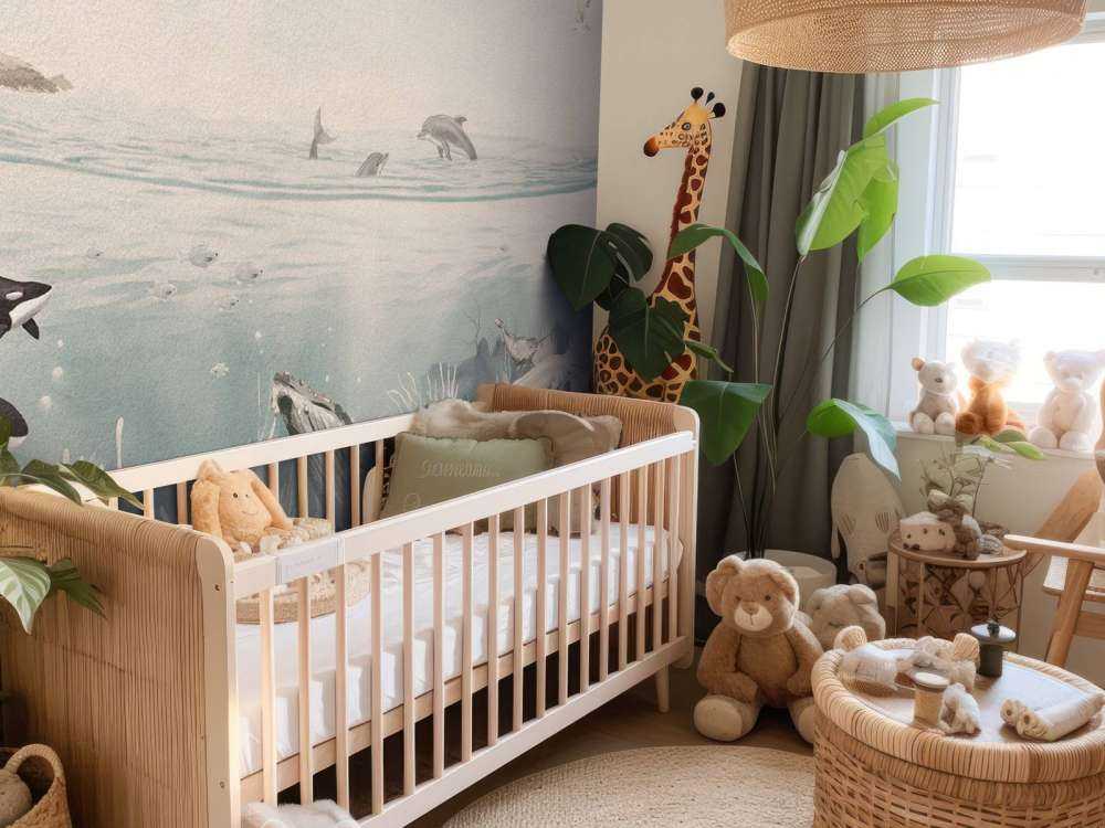 Paysage Océanique avec Animaux