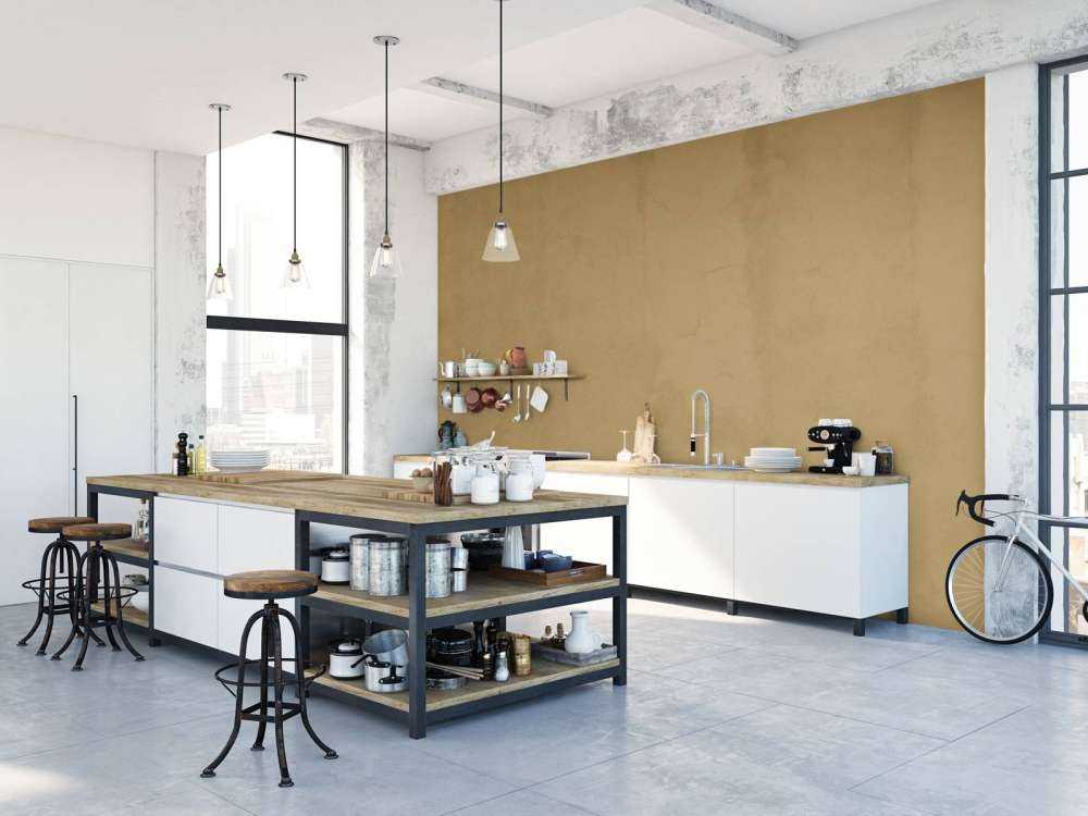 Béton marron bronzé