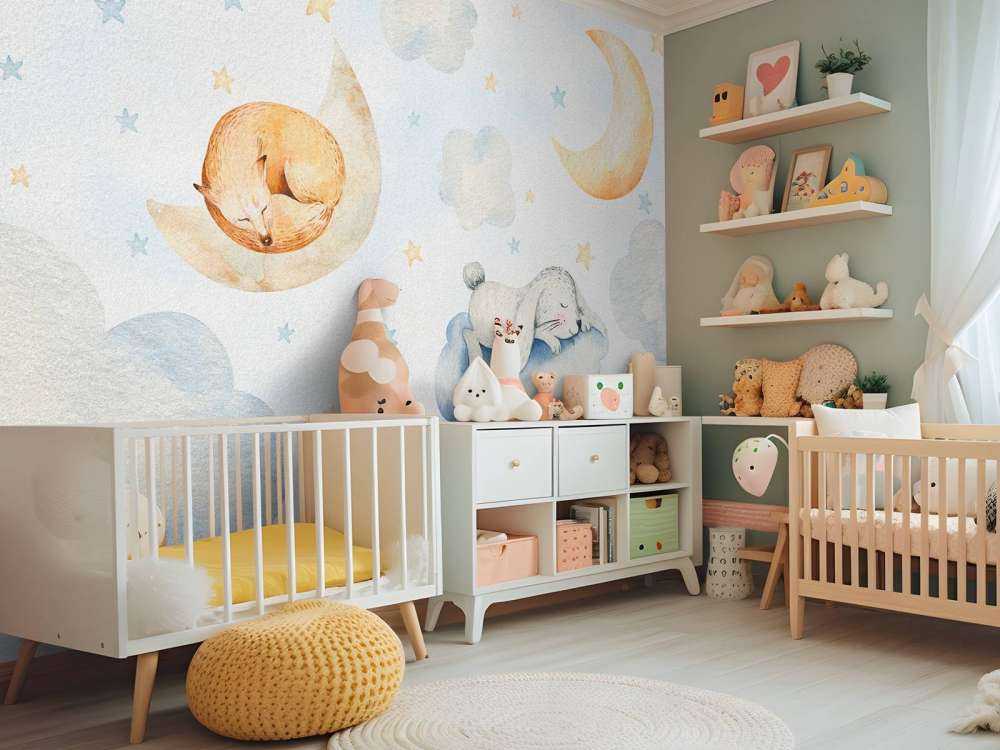 Amis endormis dans les nuages