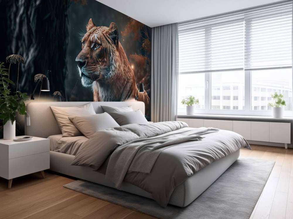 Illustration d'un lion