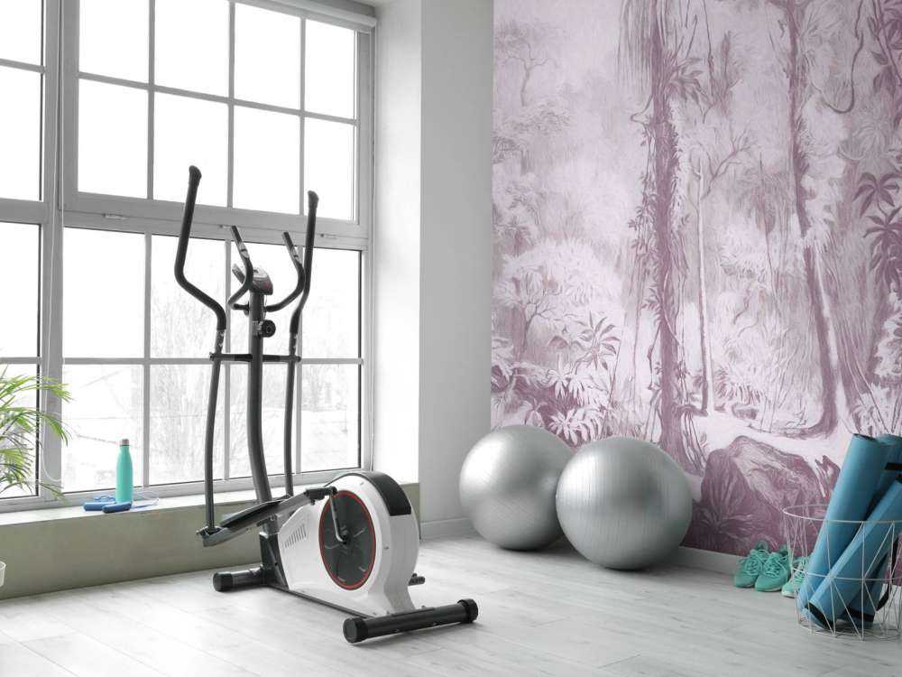 Forêt tropicale - rose