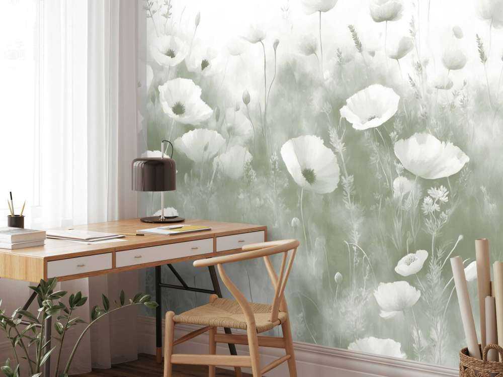 Danse des fleurs sauvages - vert