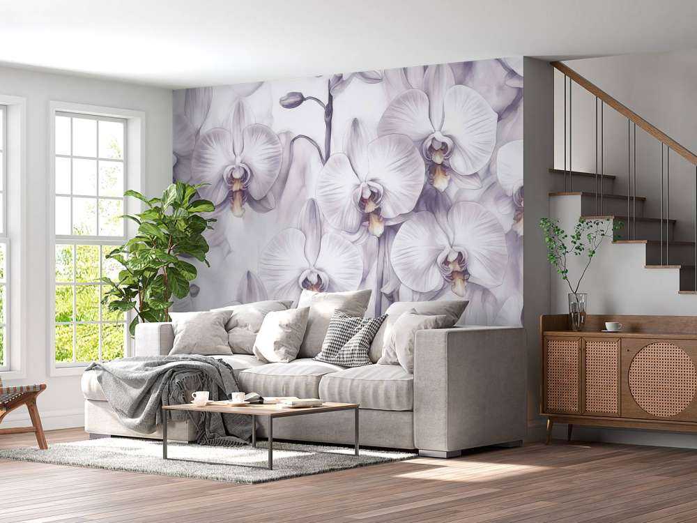 Paradis des orchidées violet