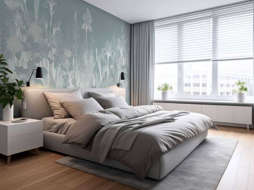 Printemps parfumé - bleu clair