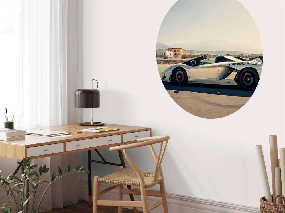 Lamborghini Aventador Roadster dans le désert