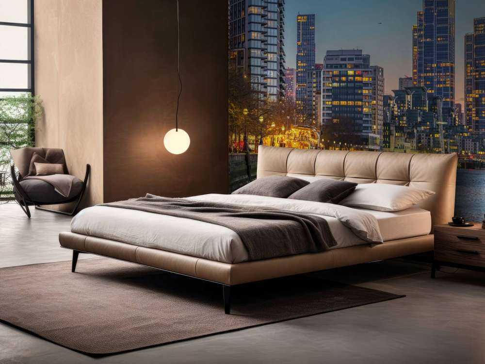 Paysage urbain de Londres sur la Tamise le soir.