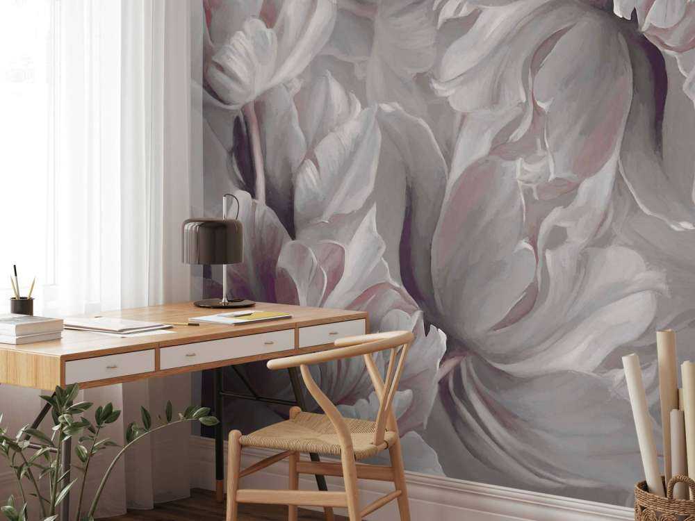 Grandes tulipes grises