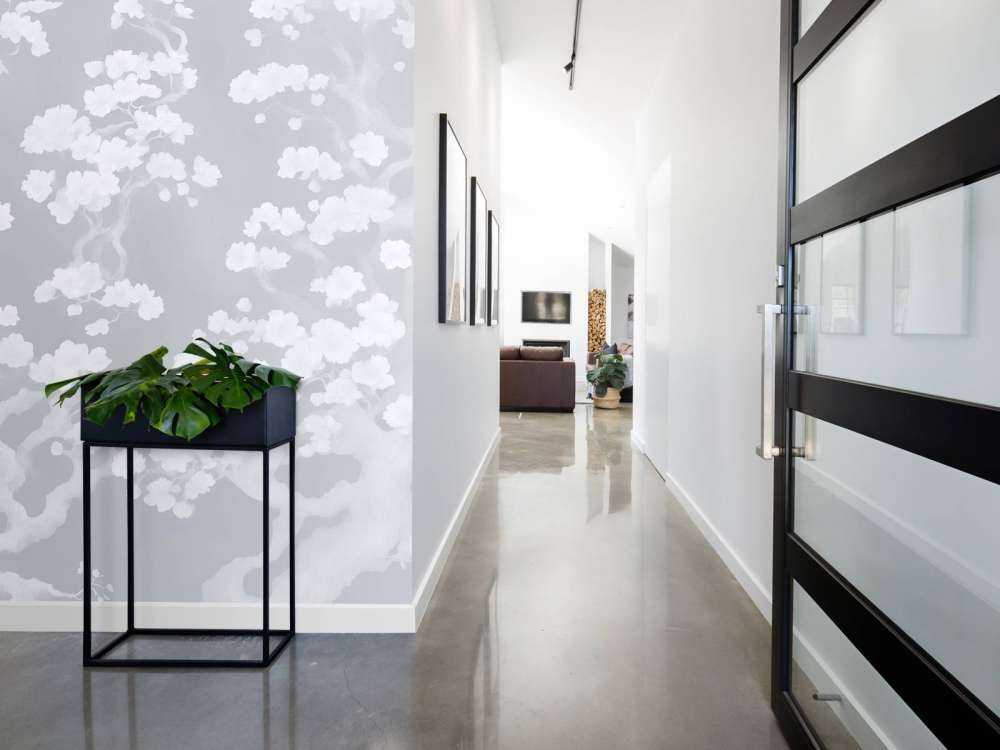 Forêt en fleurs merveilleuse - bleue