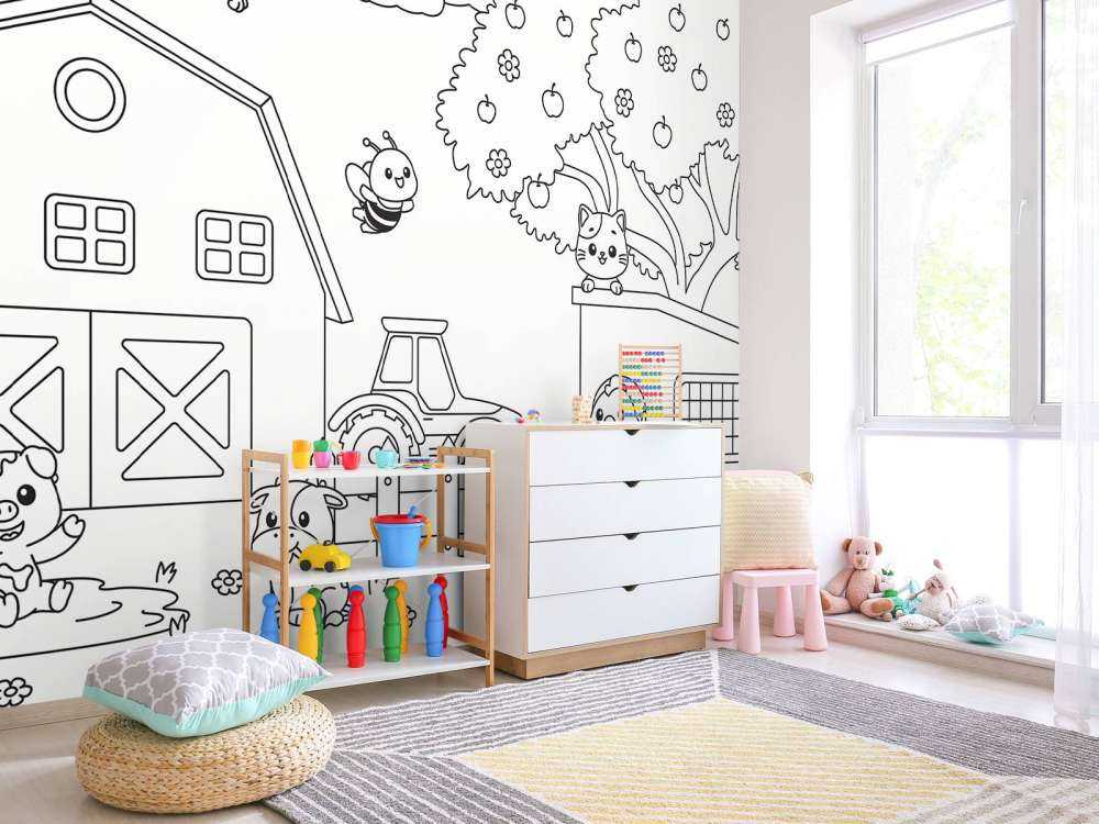 Animaux joyeux à la ferme