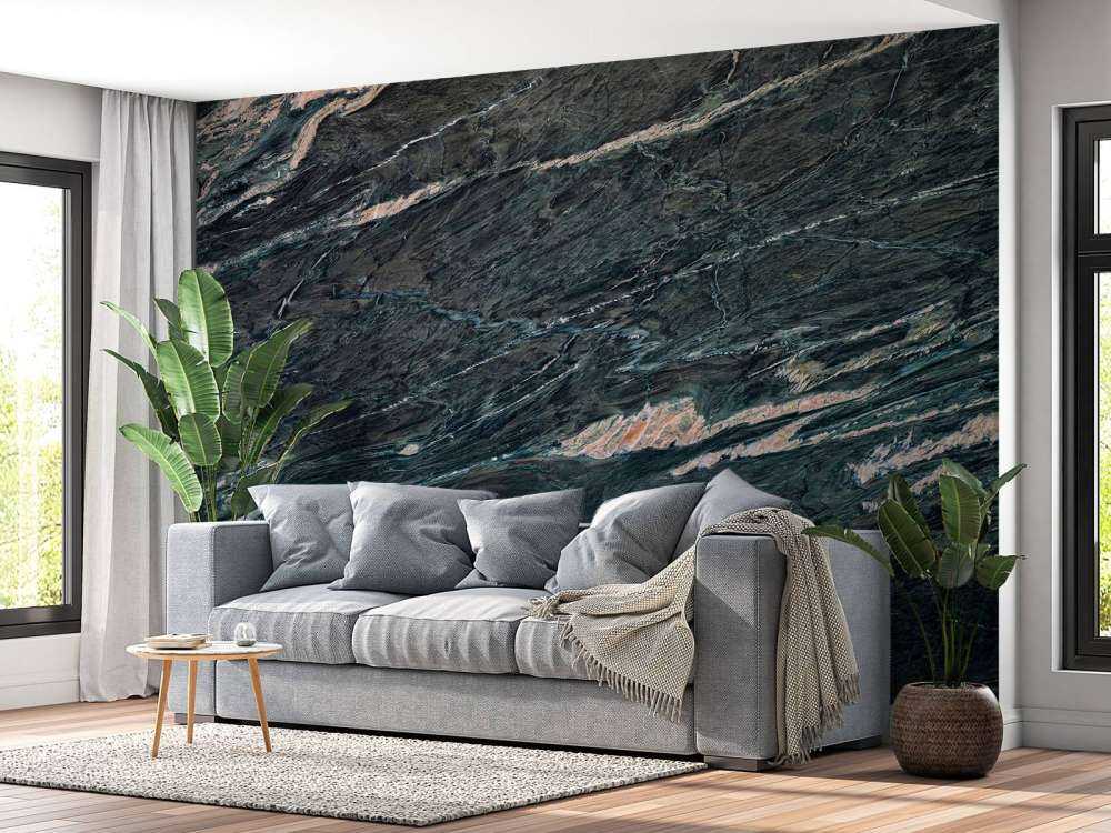 Marbre à structure ondulée