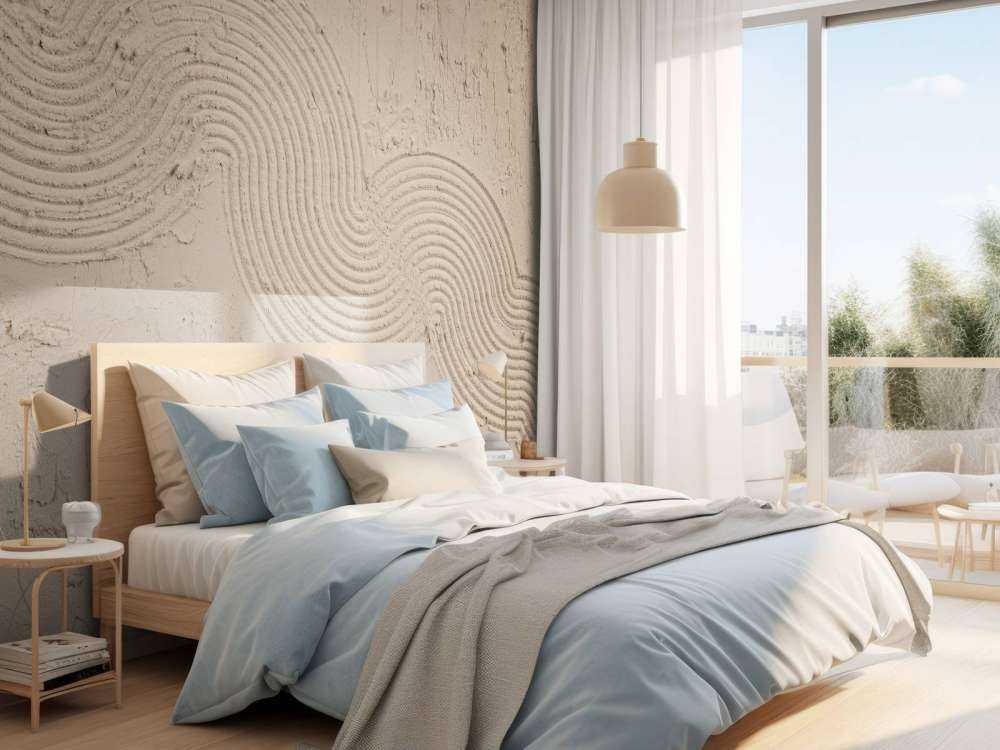 Texture Zen Garden en taupe
