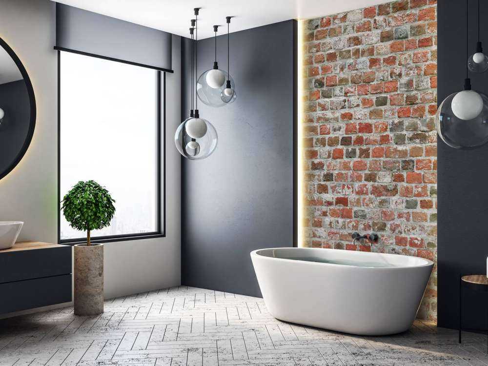 Mur de briques restauré