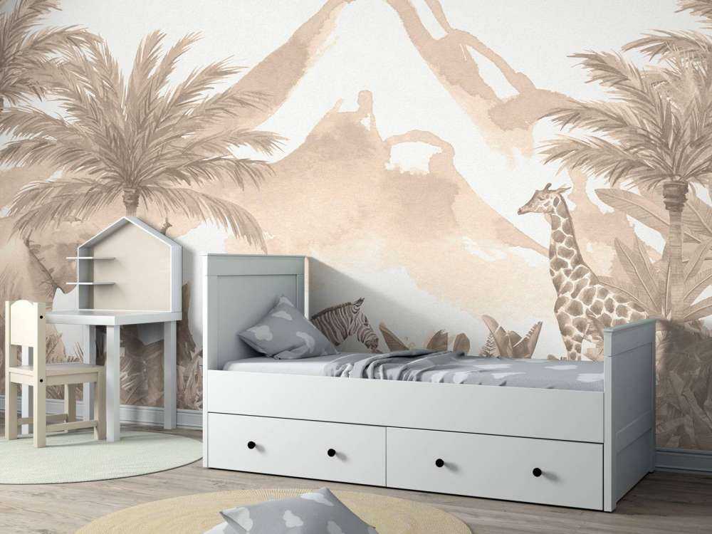 Animaux de la jungle en taupe