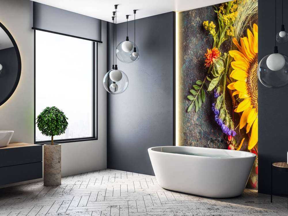 Statue florale d'automne