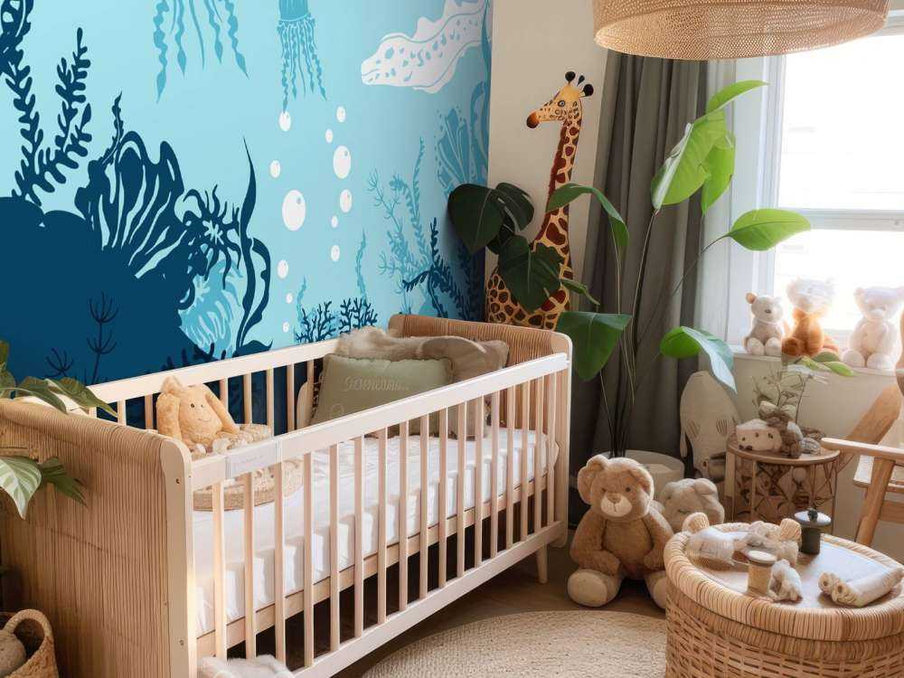 Le monde sous-marin bleu