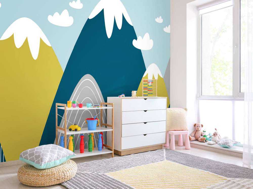 Des montagnes colorées