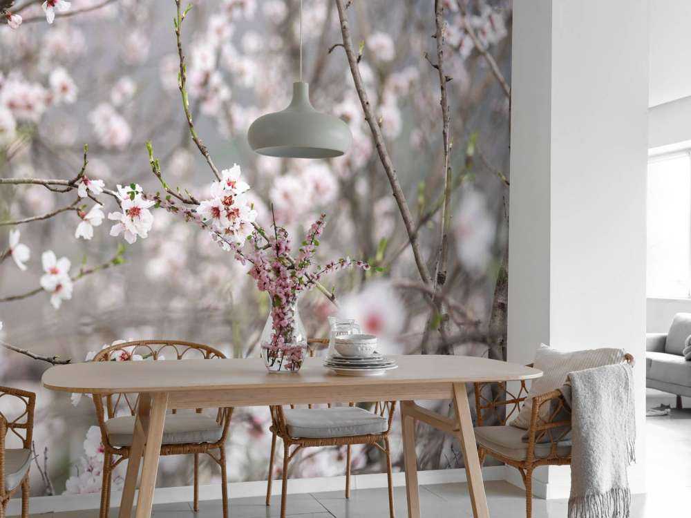 Fleurs roses et blanches