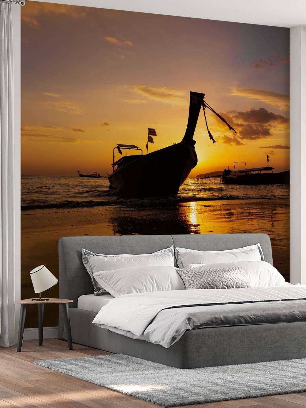 Bateau traditionnel à queue longue