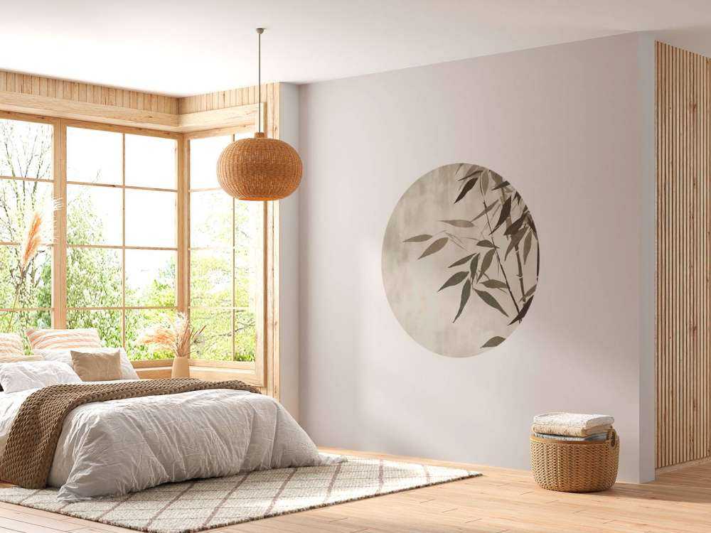 Calme bamboo garden brown beige