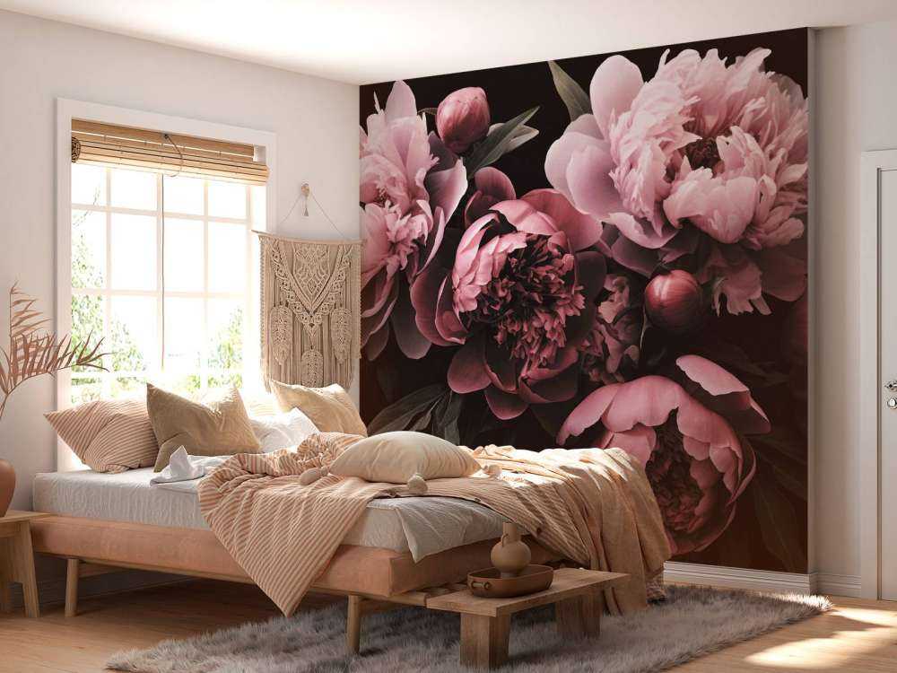 pivoines opulentes fleurs romantiques rose pastel