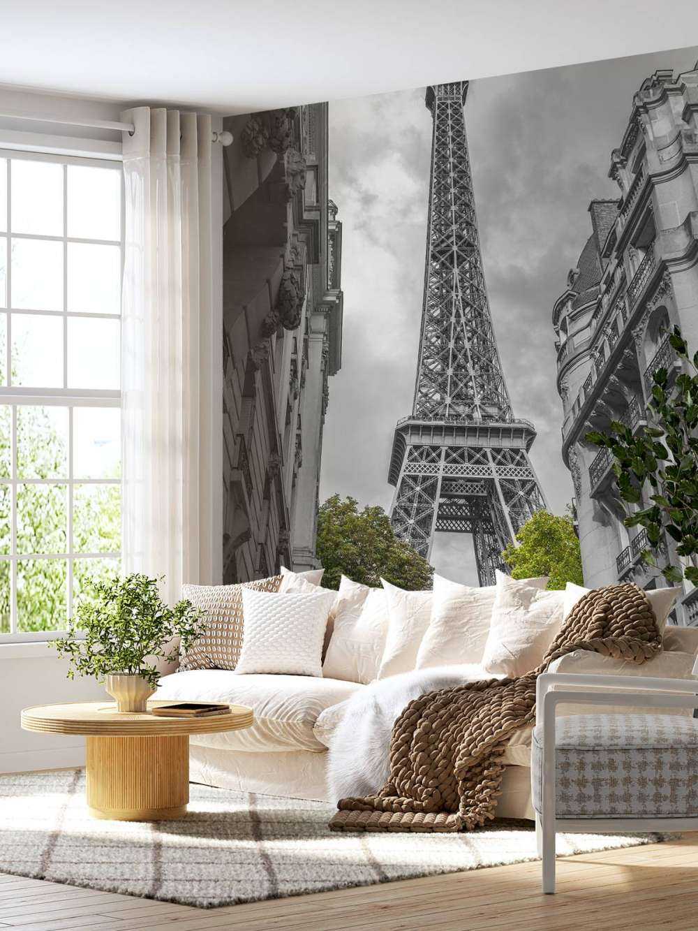 Tour Eiffel noir et blanc