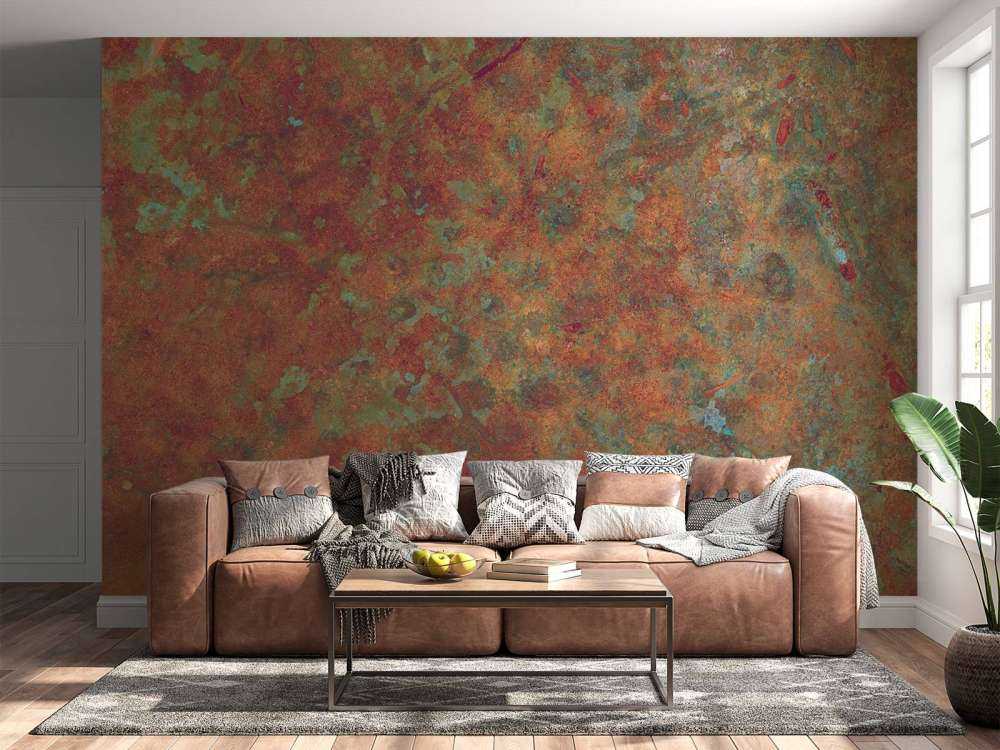 Métal industriel oxydé