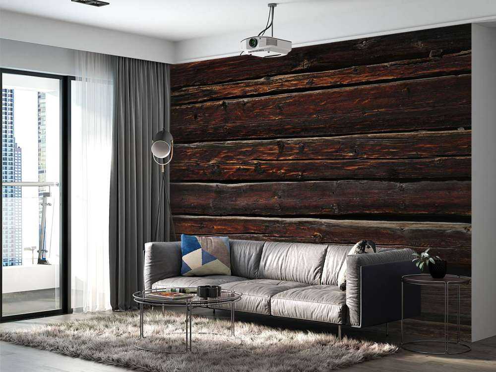 Planches sombres et usées