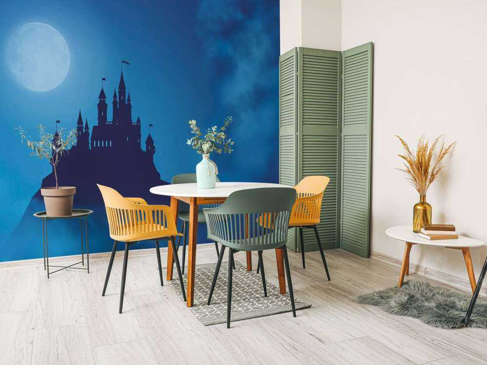 Château au clair de lune