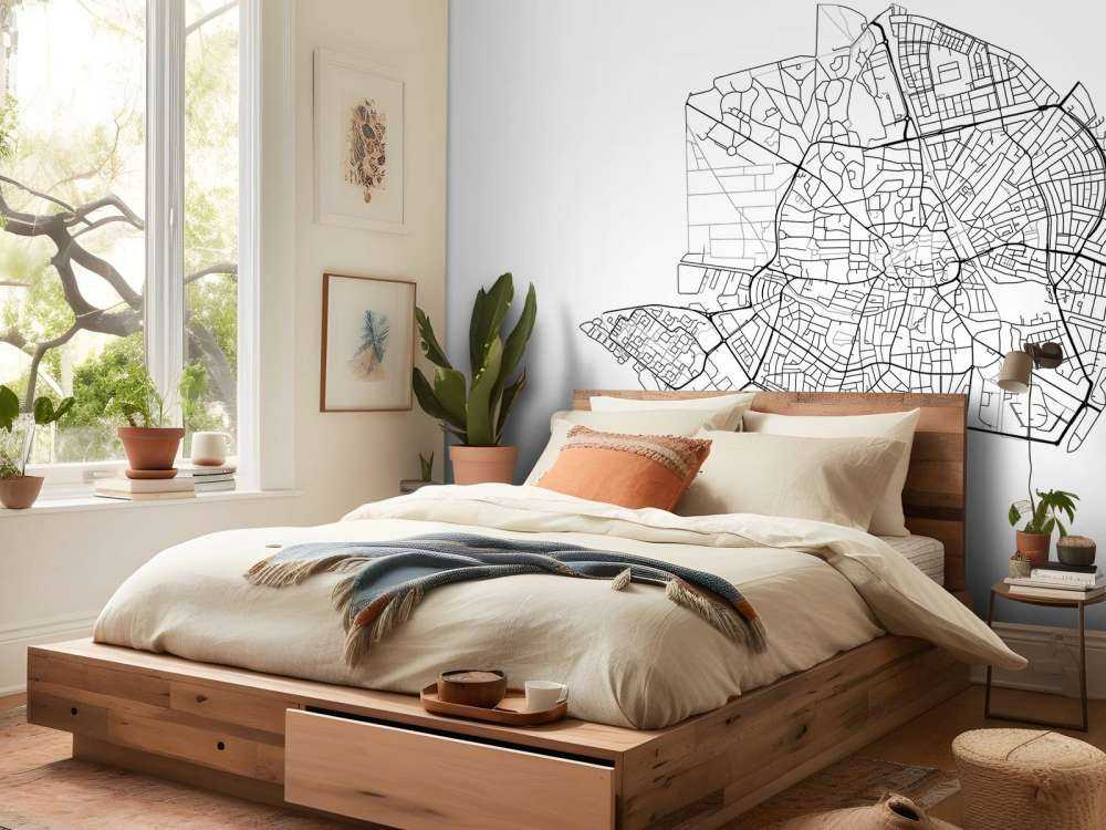 Carte de Hilversum, blanc