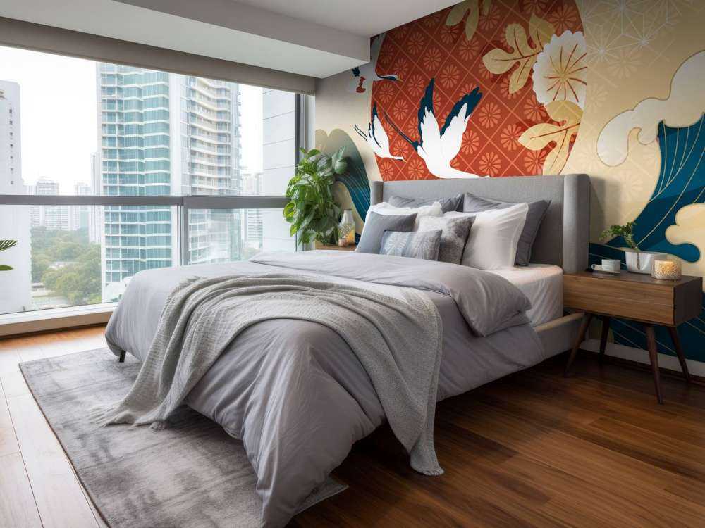 Coucher de soleil luxueux