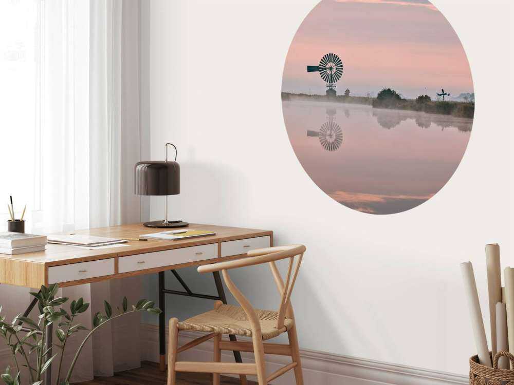 Moulin à vent en métal