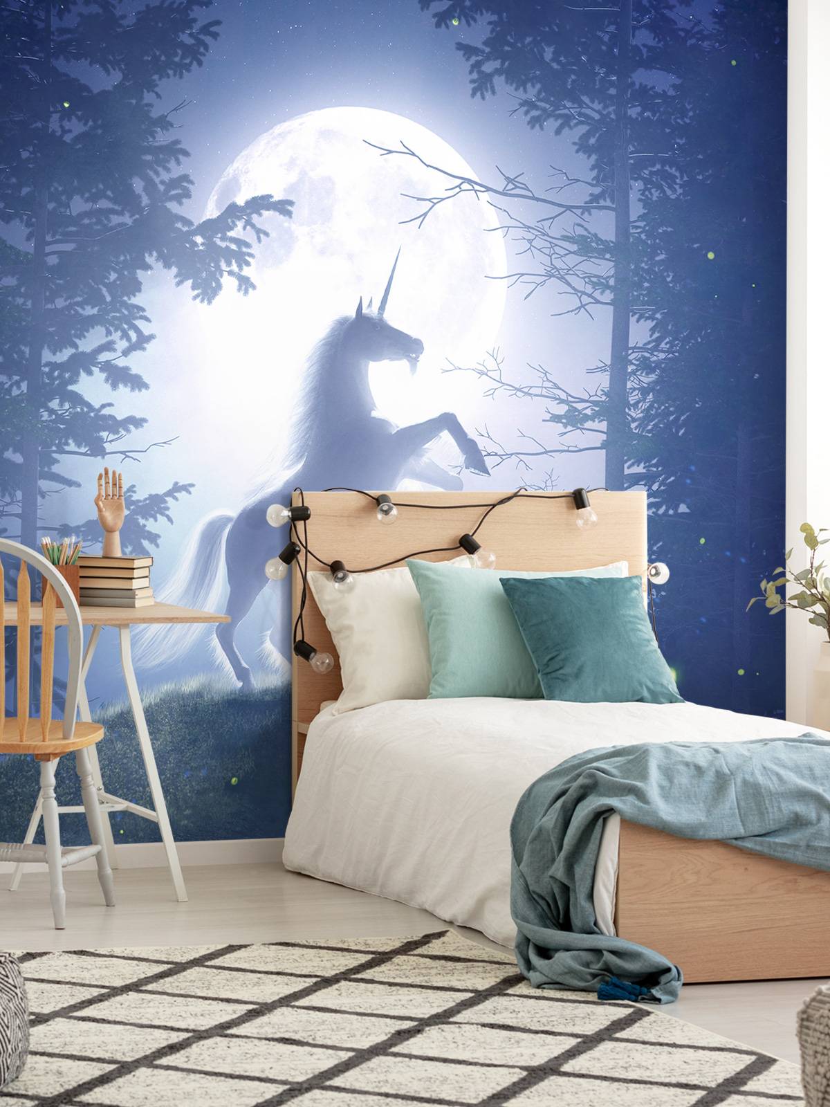 Licorne à la pleine lune