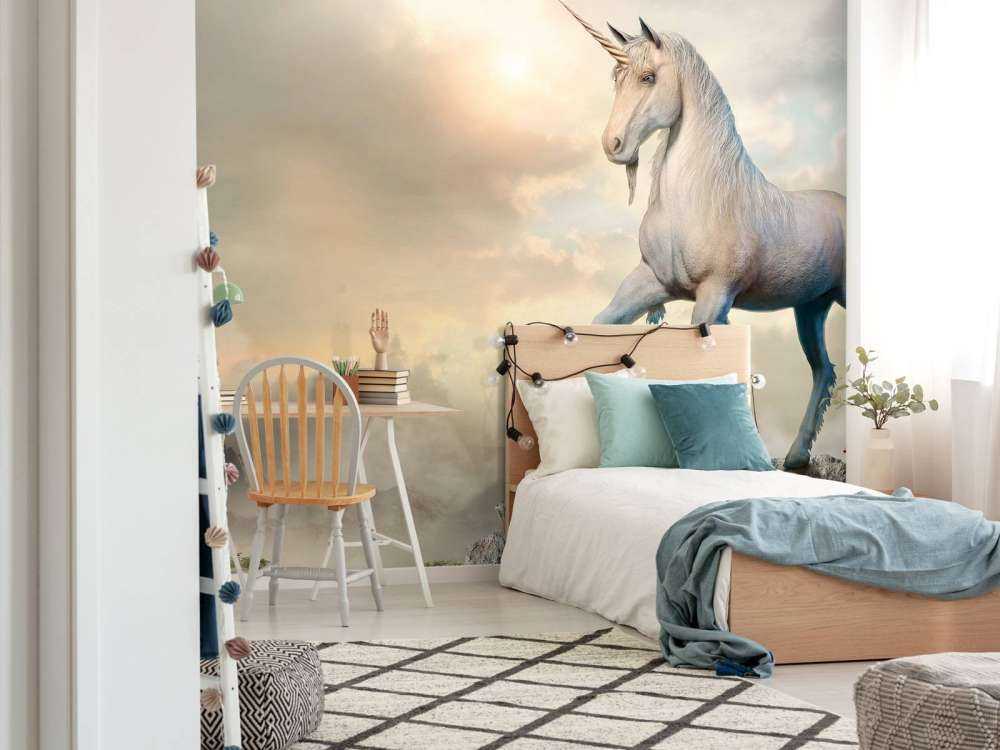 Licorne sur les rochers