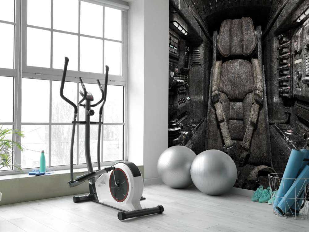 Chaise dans un vaisseau spatial