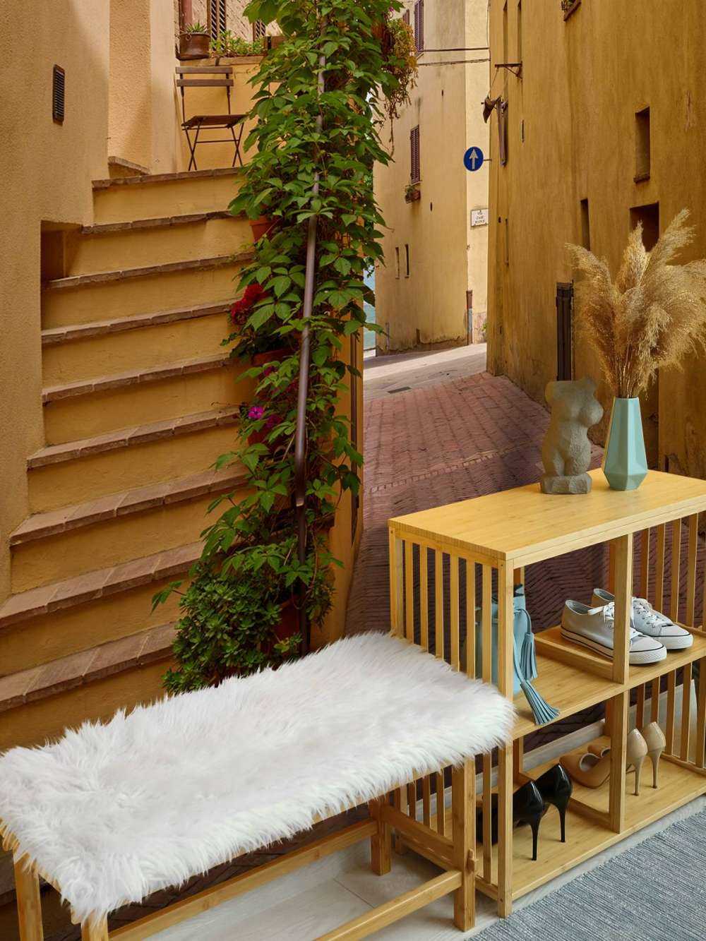 Escalier dans une rue italienne