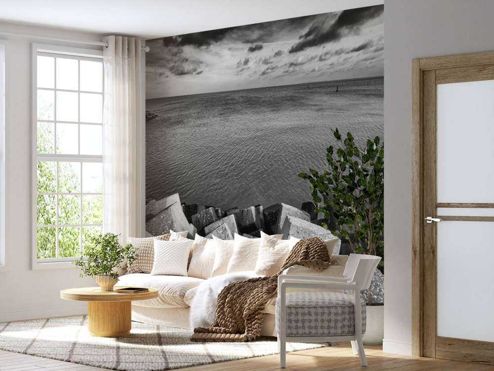 Des blocs de béton pour le port de Cadzand-Bad 