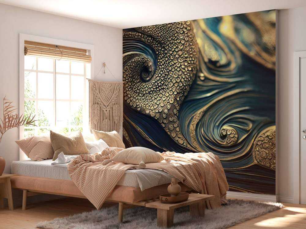 Octopus ornate abstract art
