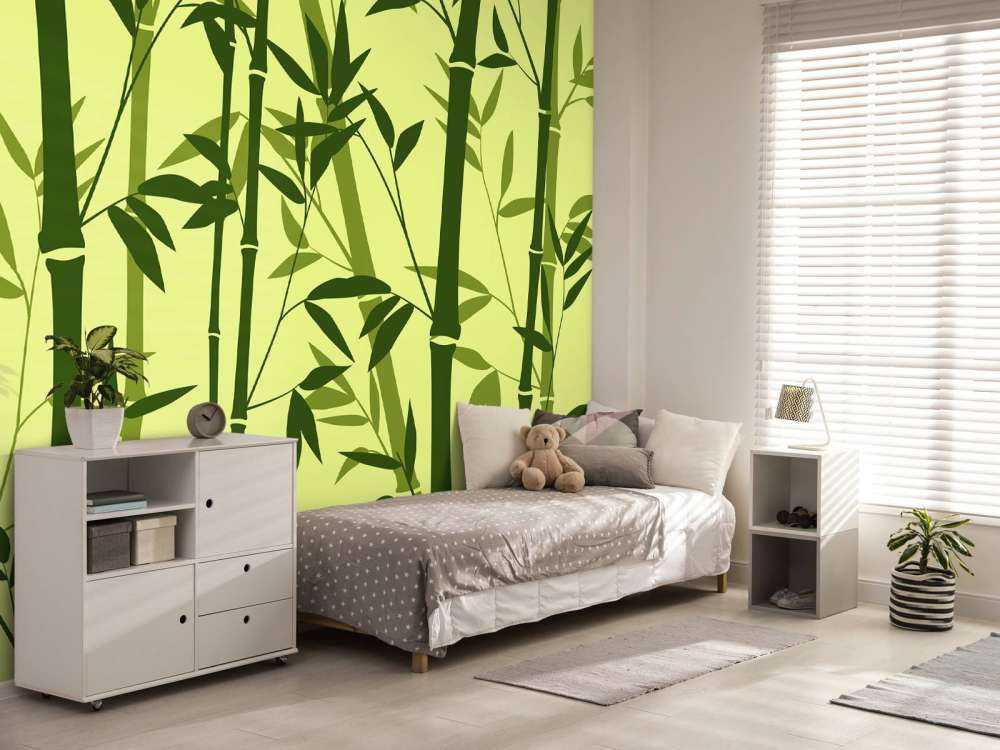 Illustration d'une forêt de bambous