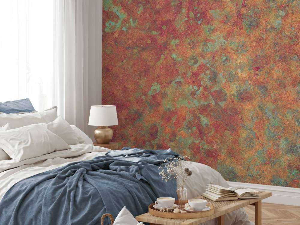 Métal industriel oxydé