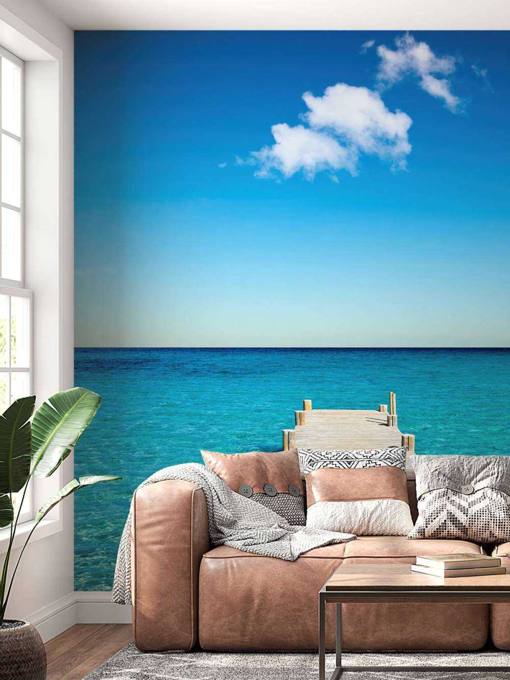 Remontant dans la mer