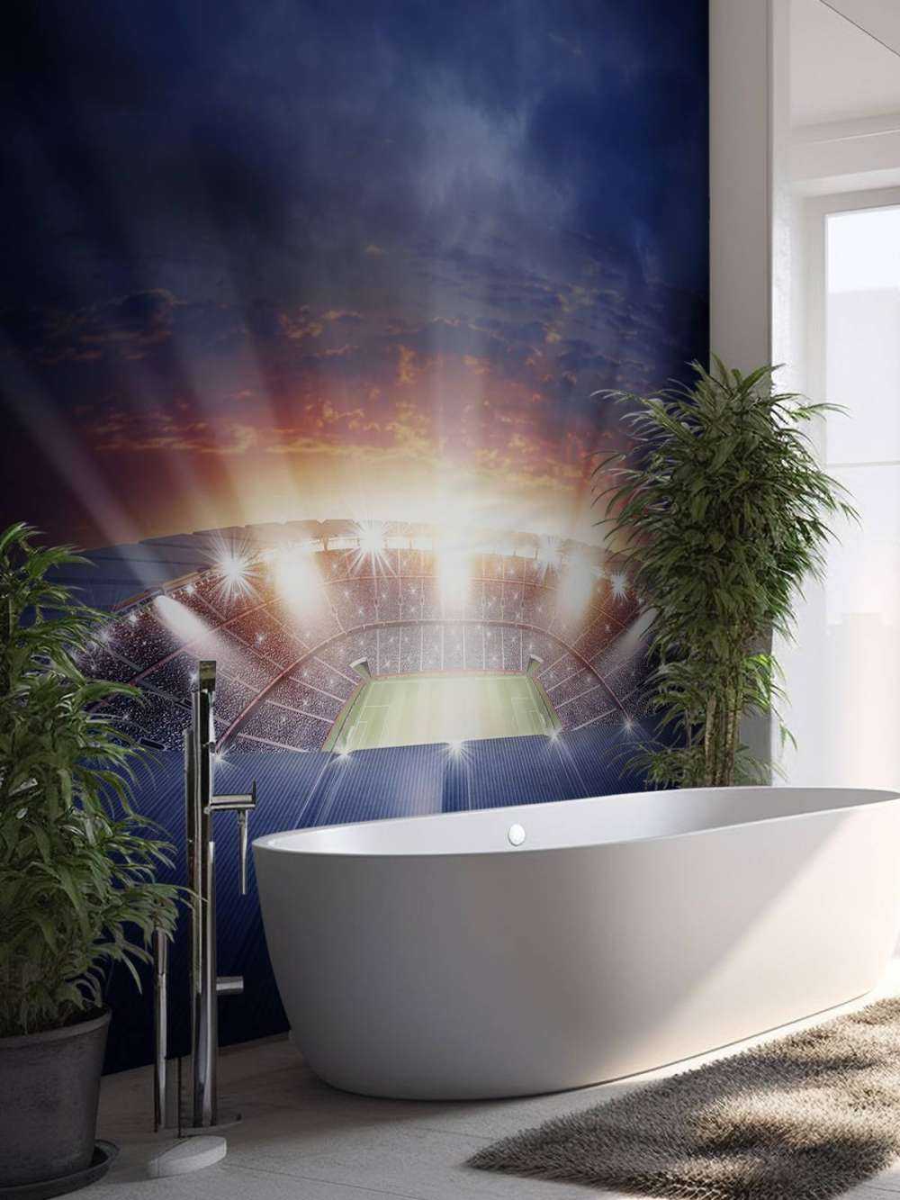 Le stade vu d'en haut