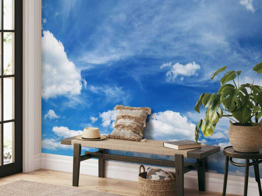 Ciel bleu avec des nuages